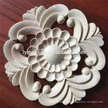 good quality home decor wood carved rosettes